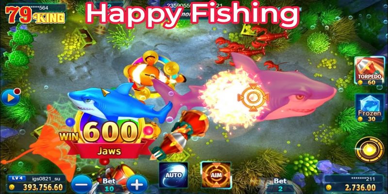 Happy Fishing là siêu phẩm săn cá rất được ưa chuộng trên JILI