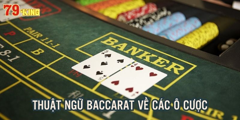 Thuật ngữ Baccarat thường dùng trong những ô cược khác